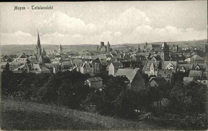 Mayen Eifel Rheinland-Pfalz Totalansicht