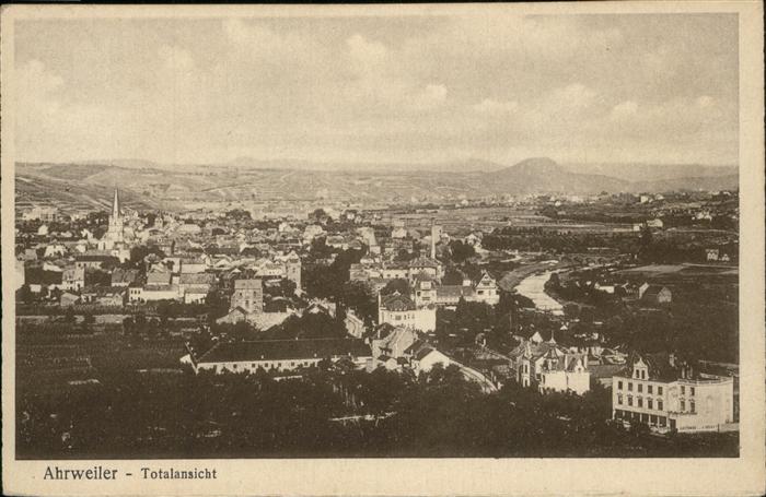 Ahrweiler Ahr Totalansicht