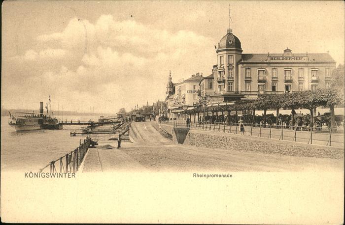 Koenigswinter Rheinpromenade