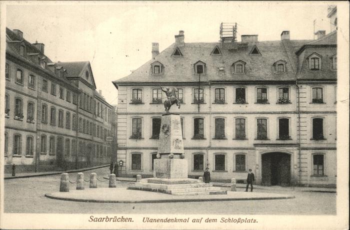 SAARBRueCKEN Saarland Ulanendenkmal Schlossplatz