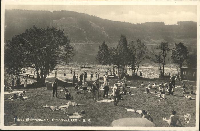 TITISEE Schwarzwald BW Strandbad