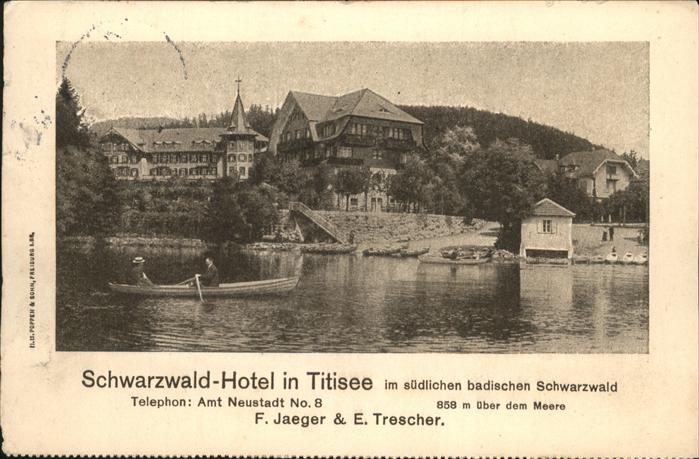 TITISEE Schwarzwald BW Schwarzwald-Hotel