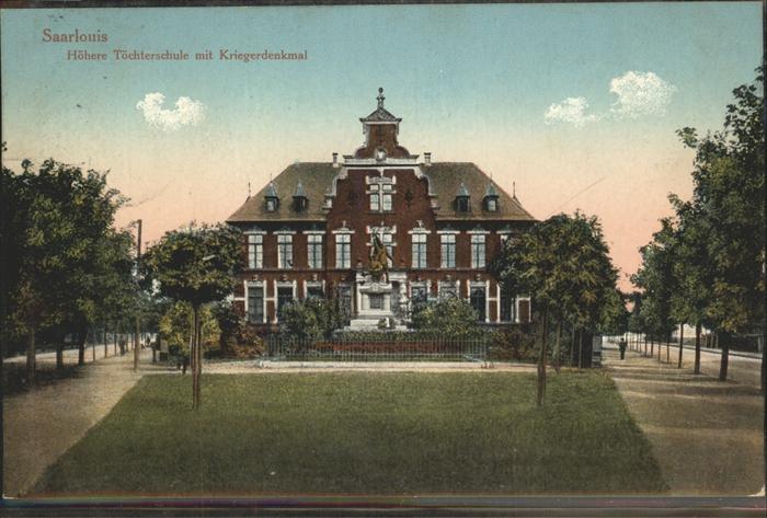 Saarlouis Höhere Töchterschule Kriegerdenkmal