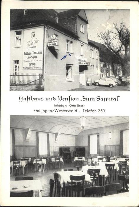 Freilingen Westerwald Pension Sayntal