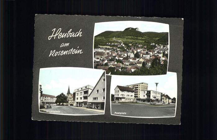 Heubach Wuerttemberg Postplatz Marktplatz