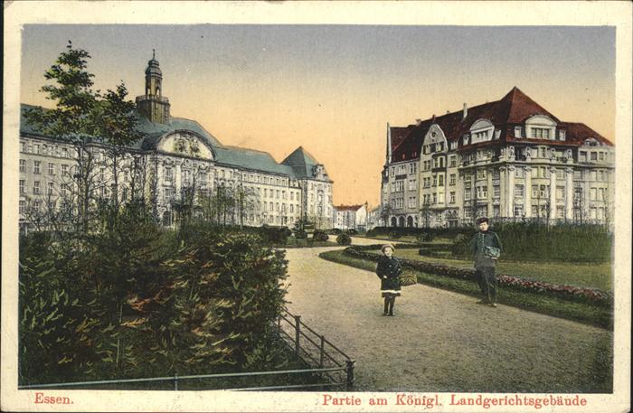Essen Ruhr königliches Landgerichtsgebäude Kind So
