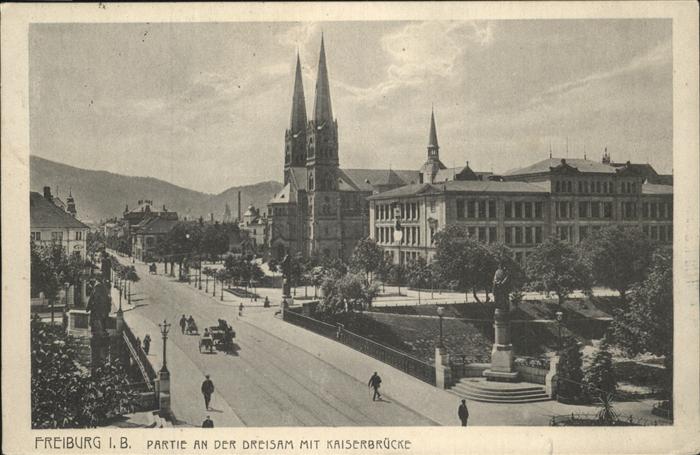 Freiburg Breisgau Dreisamm Kaiserbrücke