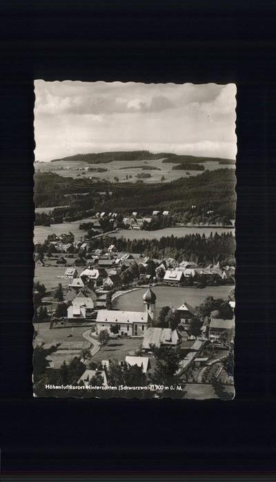 Hinterzarten Breisgau-Hochschwarzwald BW Fliegeraufnahme