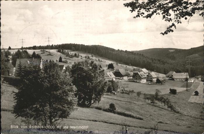 Grafenhausen Schwarzwald Brünslibach Mettmatal