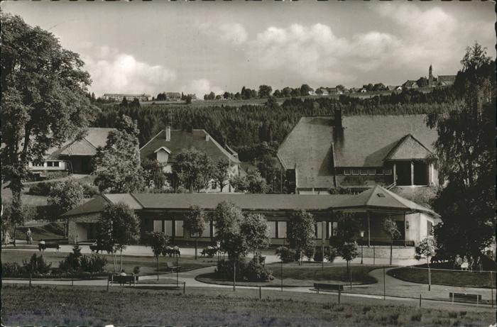 Haeusern Schwarzwald Kuranlagen Pavillon