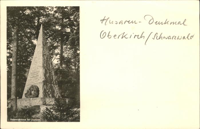 Oberkirch Baden Husaren Denkmal