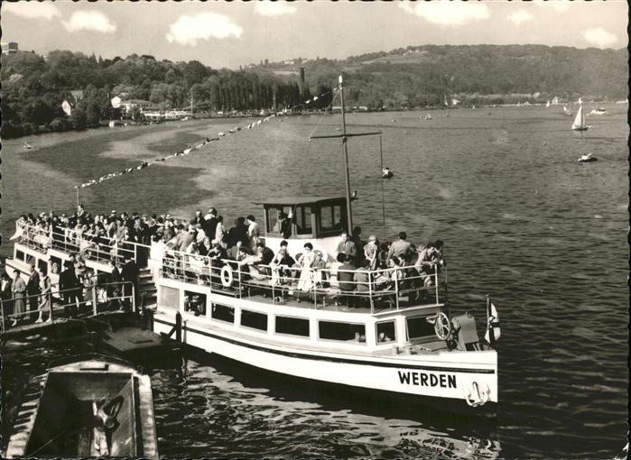 Essen Ruhr Baldeneysee Schiff Ausflug