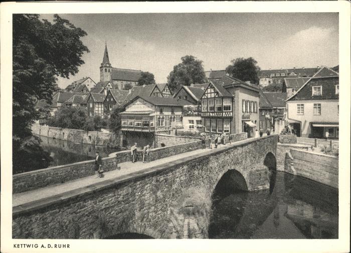Kettwig Ruhr Brücke Kinder