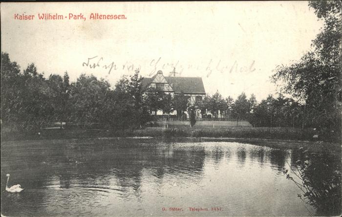 Altenessen Kaiser Wilhelm Park Teich Schwäne