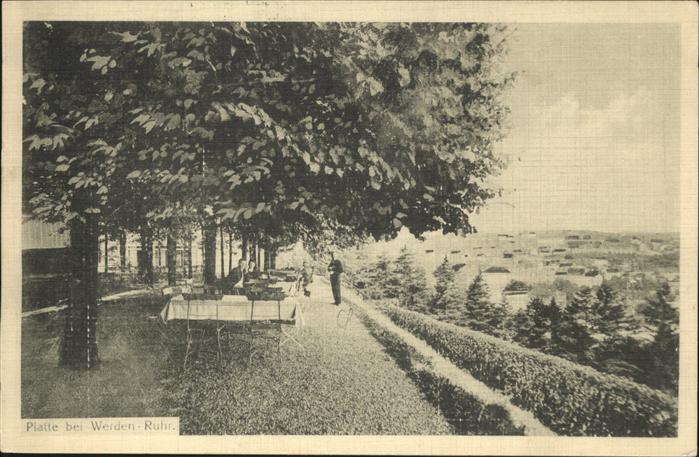 Werden Ruhr Restaurant Terrasse