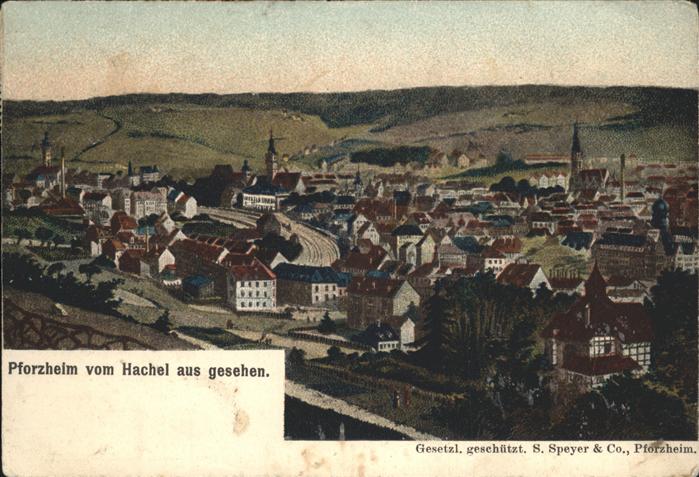 Pforzheim vom Hachel aus
