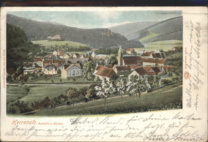 Bad Herrenalb von Süden