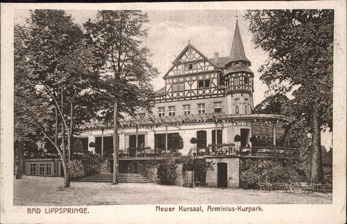 Bad Lippspringe Arminius Kurpark Neuer Kursaal