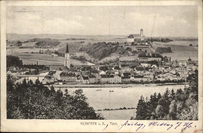 Vilshofen Donau Totalansicht Feldpost