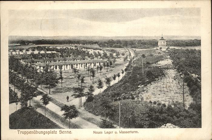 Senne Bad Lippspringe Truppenübungsplatz Neues Lager und Wass