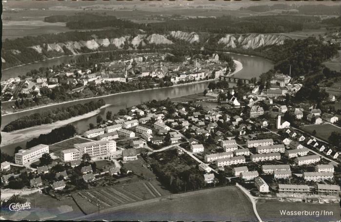 Wasserburg Inn Gesamtansicht Luftbild