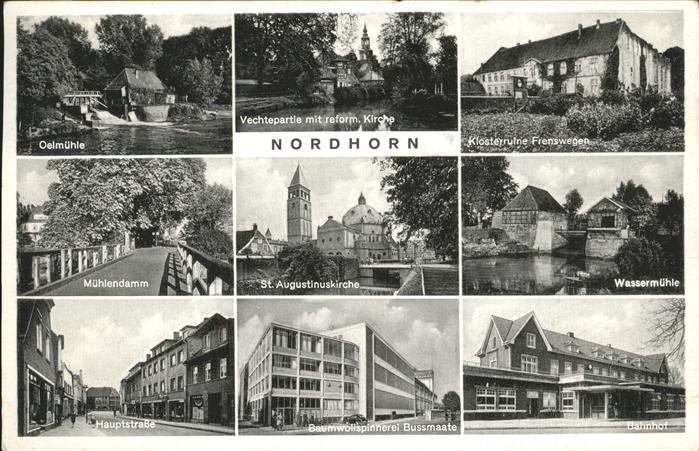 Nordhorn Ölmühle Kirche Klosterruine Wassermühle