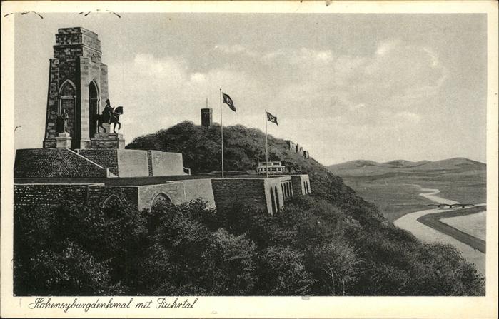 Hohensyburg Denkmal mit Ruhrtal