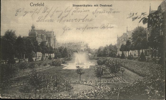 Krefeld Bismarckplatz Denkmal