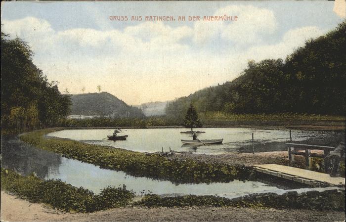 Ratingen Auermühle Boote