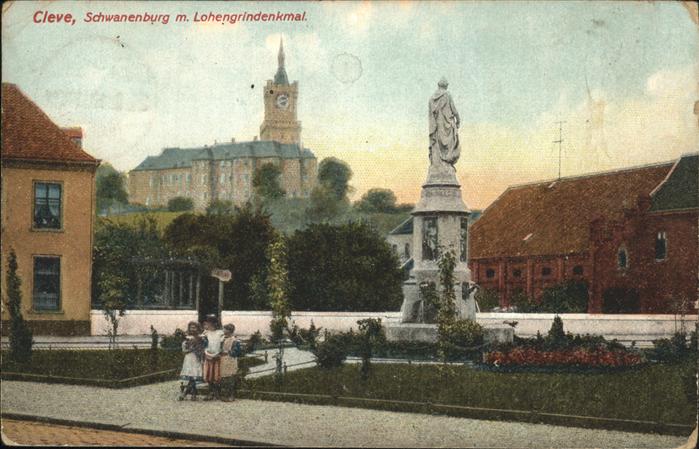 Cleve Kleve Schwanenburg Lohengrindenkmal