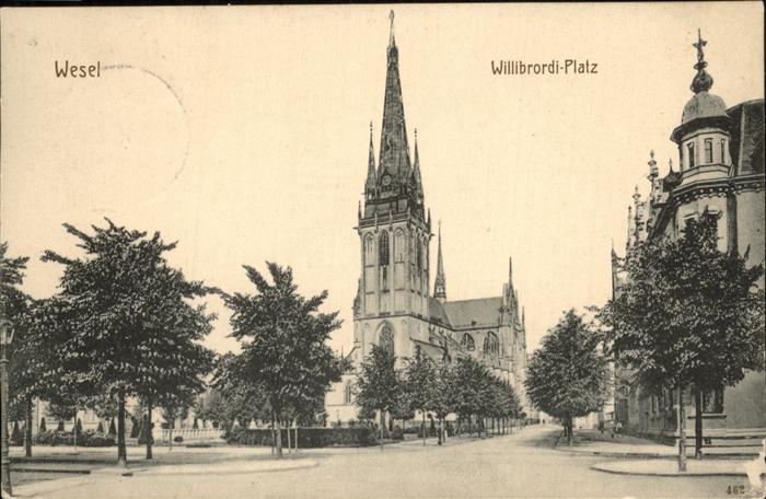 Wesel Rhein Willibrordi Platz