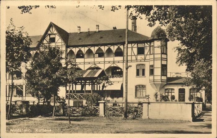 Bad Windsheim Feldpost Kurhaus