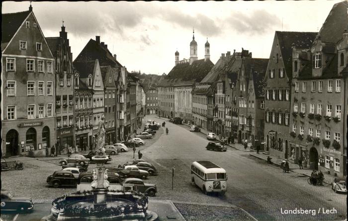 Landsberg Lech Bus Platz