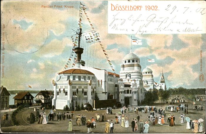 DuessELDORF  CITY Pavillon Fried Krupp