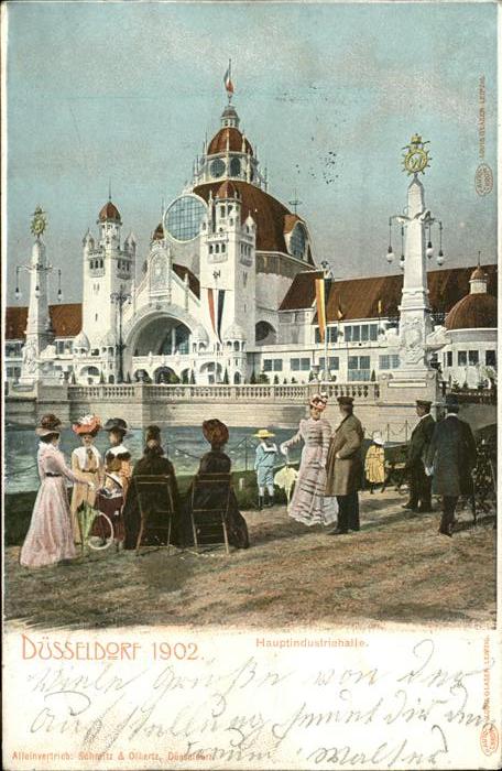 DuessELDORF  CITY Hauptindustriehalle 1902