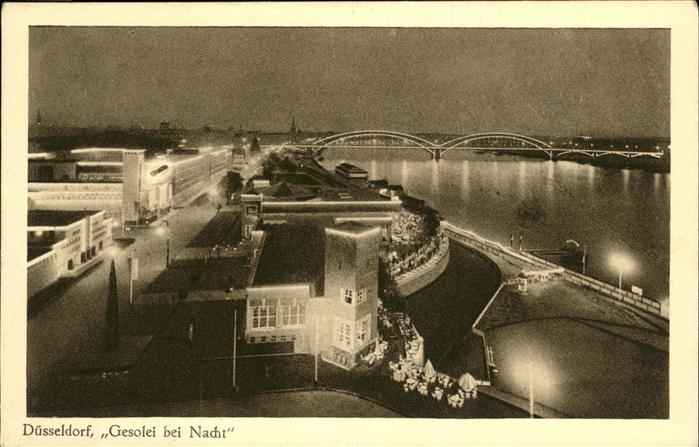 DuessELDORF  CITY Gesolei Nacht Ausstellung 1926