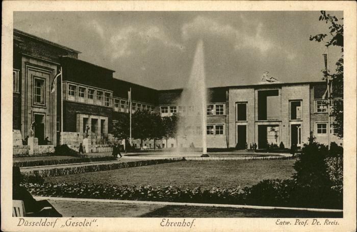 DuessELDORF  CITY Gesolei Ehrenhof