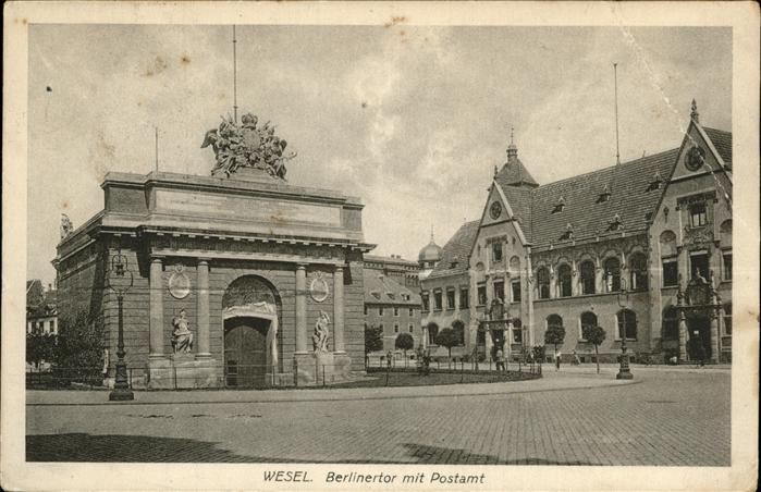 Wesel Rhein Berlinertor Postamt