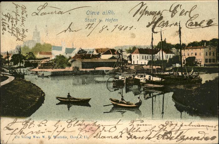Cleve Kleve Stadt Hafen