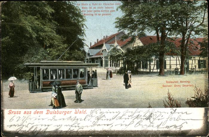Duisburg Ruhr Duisburger Wald Strassenbahn