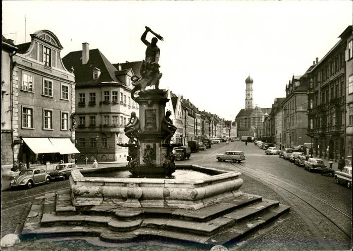 AUGSBURG  CITY Herkulesbrunnen St. Ulrich