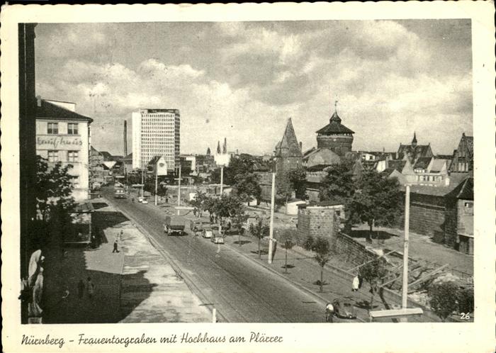 NueRNBERG  CITY Frauentorgraben Hochhaus Plaerrer