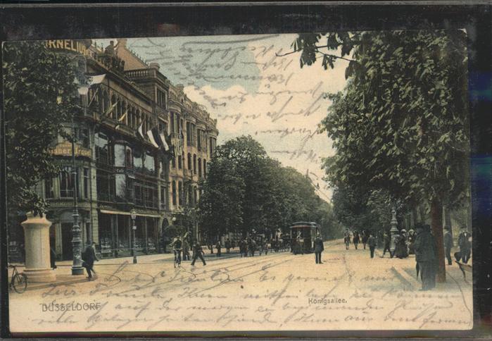 DuessELDORF  CITY Koenigsallee Strassenbahn