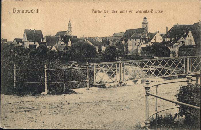 Donauwoerth Bayern Woernitz Bruecke
