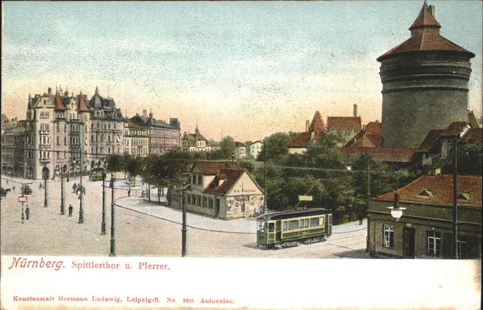 Nuernberg Strassenbahn Spittlerthor Plerrer