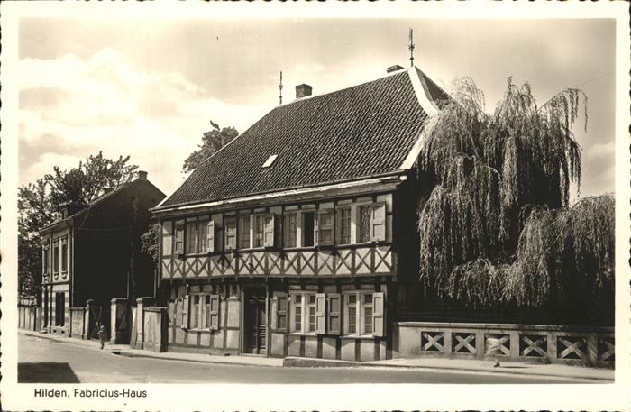 Hilden Mettmann Fabricius Haus Fachwerkhaus