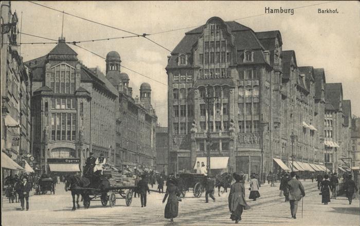 HAMBURG  CITY Barkhof Feldpost