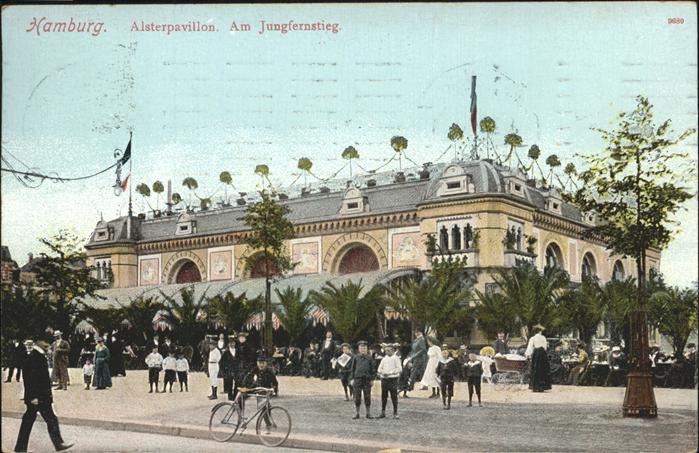 HAMBURG  CITY Alsterpavillon Am Jungfernstieg
