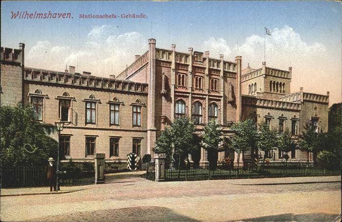 Wilhelmshaven  CITY Stationschefs Gebaeude Feldpost