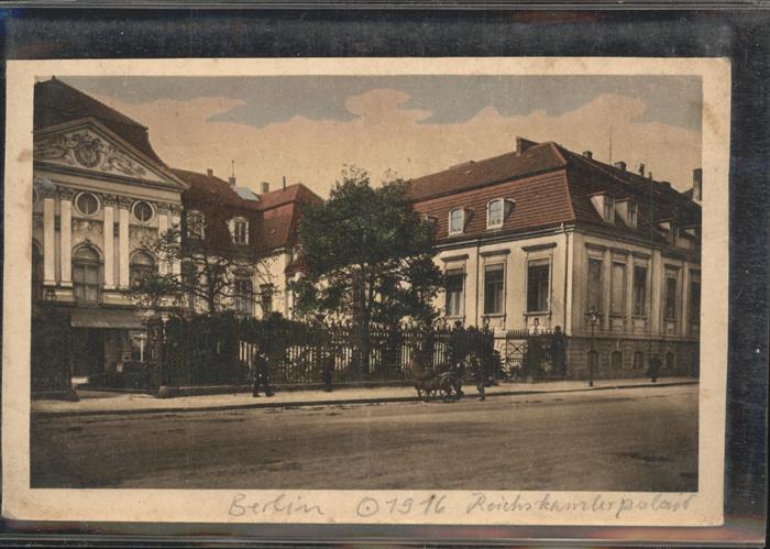 BERLIN  CITY Reichskanzlerpalast Feldpost